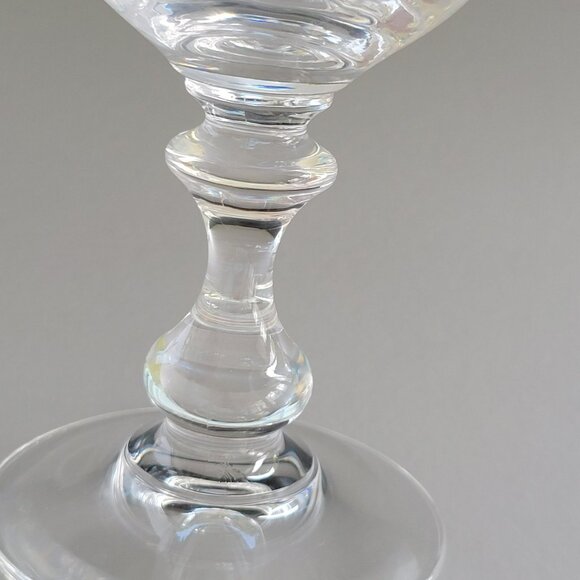 Mikasa French Countryside Water Goblet Set of 2, Clear Optic Design Discontinued - Picture 5 of 8